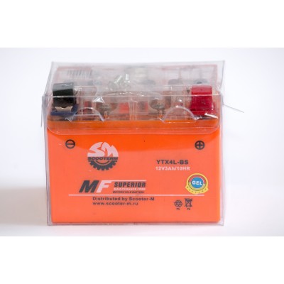 Аккумулятор АKБ YTX4L-BS 12V4A (GEL) 110.87.67